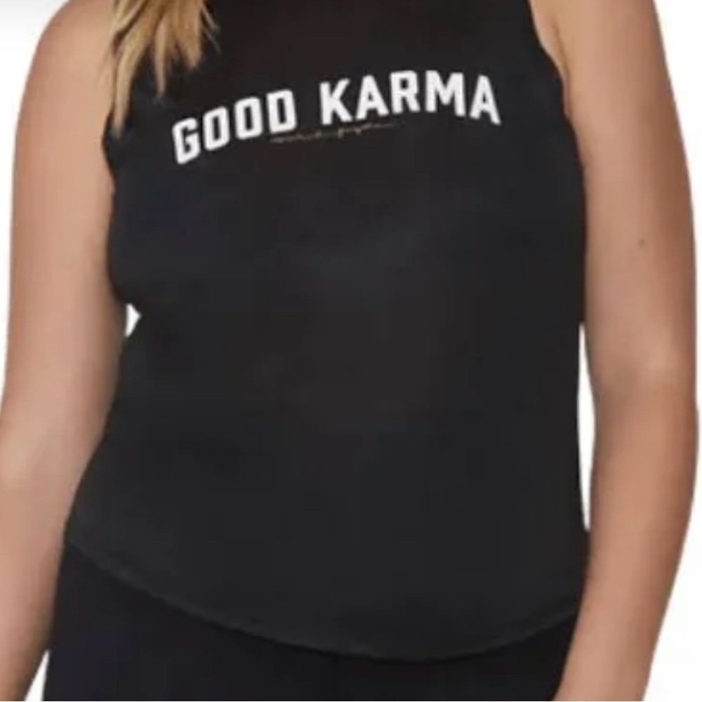 Spiritual Gangster Good Karma Yoga Muscle Tank NWT